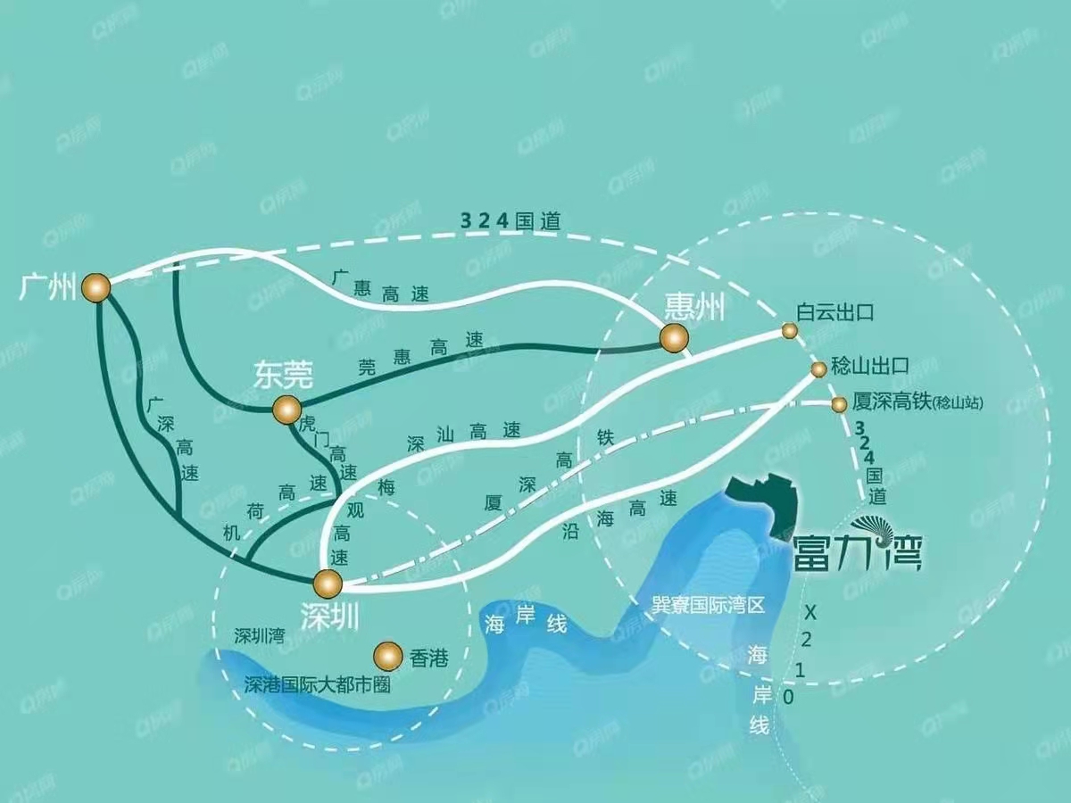 富力灣，富茂海濱城均價7000元/平